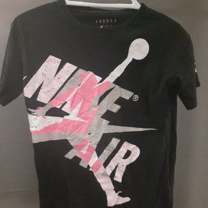 Nike Air black shirt with Pink